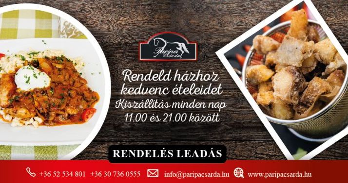 Rendeld házhoz kedvenc ételeidet‼️